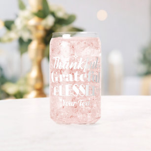 Vaso Con Forma De Lata Diseño de la oferta de Thankling editable