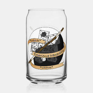 Vaso Con Forma De Lata Diseño de los dados de los monjes