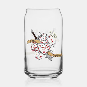 Vaso Con Forma De Lata Diseño de los dados de Paladin