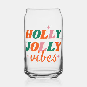 Vaso Con Forma De Lata Diseño de Navidades de Fun Holly Jolly Vibes