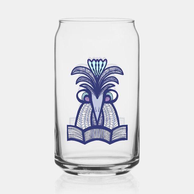 Vaso Con Forma De Lata Diseño de pájaro loco (Reverso )