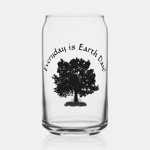 Vaso Con Forma De Lata Diseño del Día de la Tierra Todos los Días 