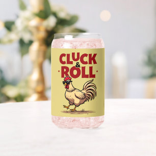 Vaso Con Forma De Lata Diseño divertido de dibujos animados de gallo geni