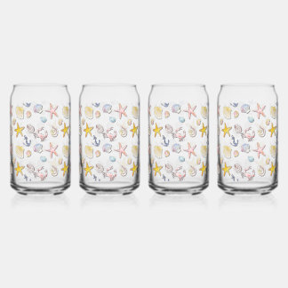Vaso Con Forma De Lata Diseño sencillo de playa