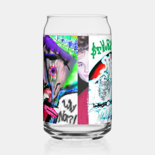 Vaso Con Forma De Lata Diseño Triple