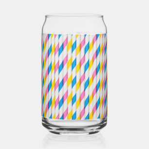 Vaso Con Forma De Lata ¡Diversión con Straws! Tazas y jarras