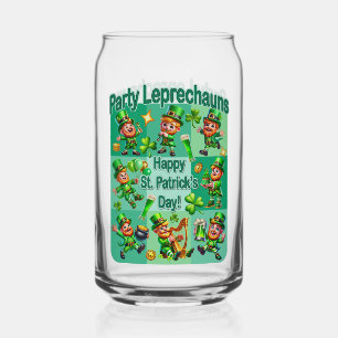 Vaso Con Forma De Lata Diversión de San Patricio Adorable "Fiesta Leprech