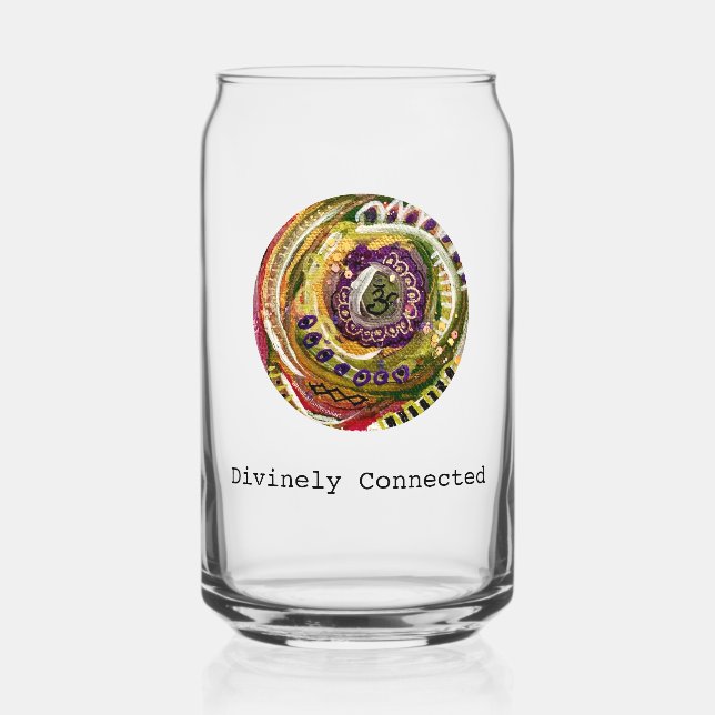 Vaso Con Forma De Lata Divinely Connected Mantra and prayer portal (Reverso )