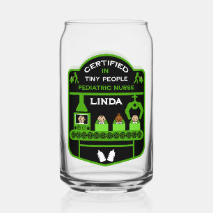 Vaso Con Forma De Lata Dones de agradecimiento para enfermeras pediátrica