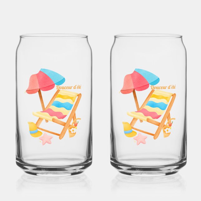 Vaso Con Forma De Lata Douceur d'été (Reverso )