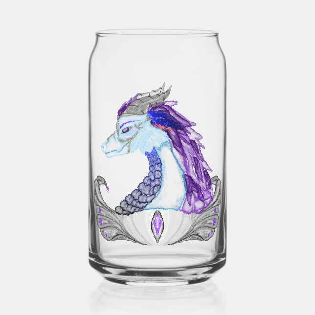 Vaso Con Forma De Lata Dragon Glass (Anverso)