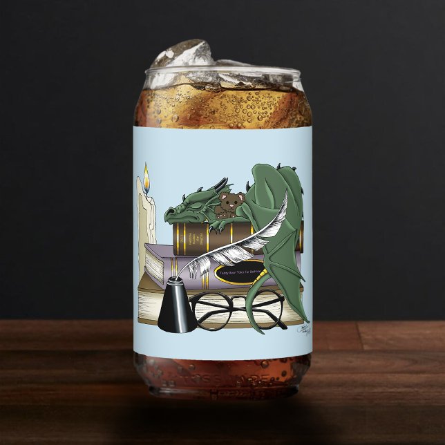 Vaso Con Forma De Lata Dragon Green Sleeping Bots (Subido por el creador)