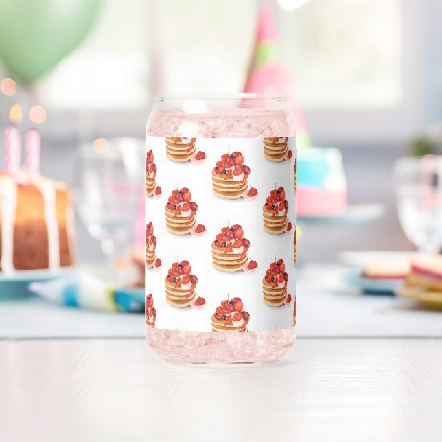 Vaso Con Forma De Lata Drinkware Set Breakfast Pancakes  (Insitu (Cumpleaños))