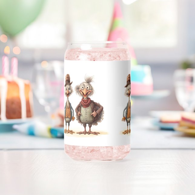 Vaso Con Forma De Lata Drinkware Set Turkeys (Insitu (Cumpleaños))