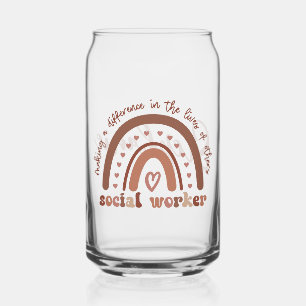 Vaso Con Forma De Lata Duelo de graduación por agradecimiento de personal