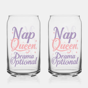 Vaso Con Forma De Lata Dulce Amante del Sueño Frase Anti-Drama