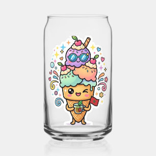 Vaso Con Forma De Lata Dulce Kawaii Té de menta helado marroquí de verano