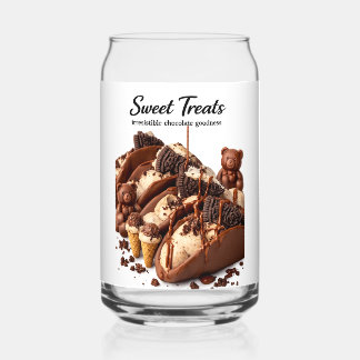 Vaso Con Forma De Lata Dulces Irresistibles Postre de Chocolate en Vaso d