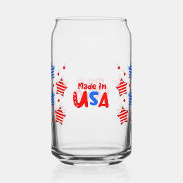Vaso Con Forma De Lata El 4 de julio, el Día de la Independencia puede da