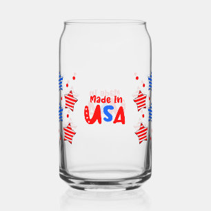 Vaso Con Forma De Lata El 4 de julio, el Día de la Independencia puede da