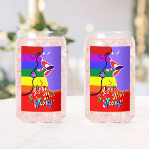Vaso Con Forma De Lata El amor nunca es orgullo equivocado