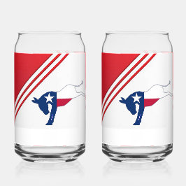 Vaso Con Forma De Lata El burro demócrata puede dar la vuelta