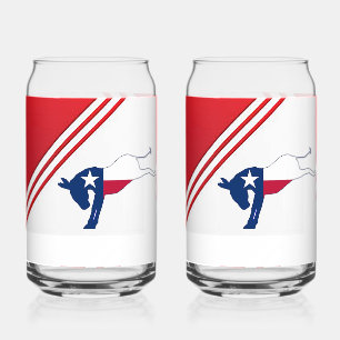 Vaso Con Forma De Lata El burro demócrata puede dar la vuelta