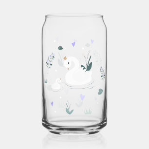 Vaso Con Forma De Lata El Cisne Coronado