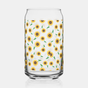 Vaso Con Forma De Lata El cristal del girasol