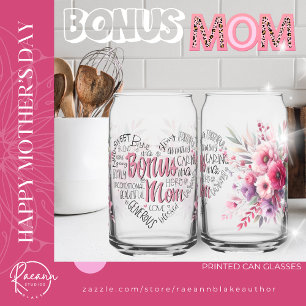 Vaso Con Forma De Lata El día de la madre puede imprimir lentes