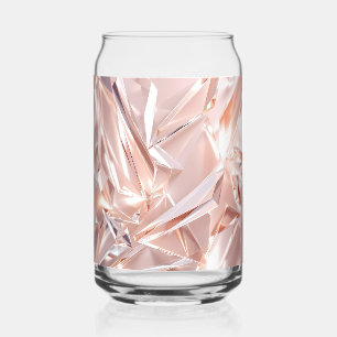 Vaso Con Forma De Lata El diseño de efecto de vidrio transparente brillan