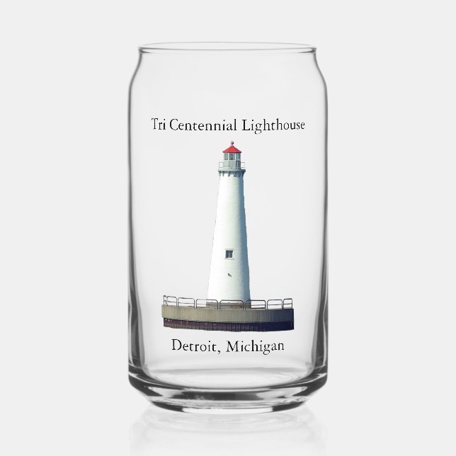 Vaso Con Forma De Lata El faro Tri Centennial se puede criar (Anverso)
