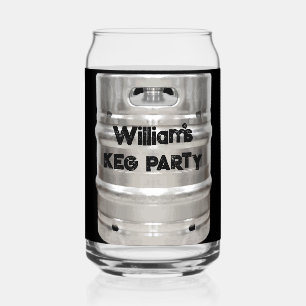 Vaso Con Forma De Lata El Fiesta Funny Keg Puede Dar Forma A Vidrio Bebid
