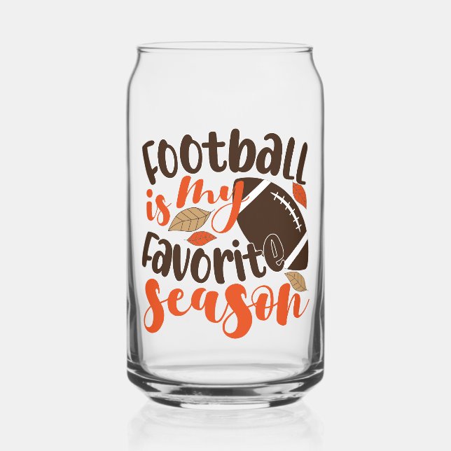 Vaso Con Forma De Lata El fútbol es mi sesión favorita (Anverso)