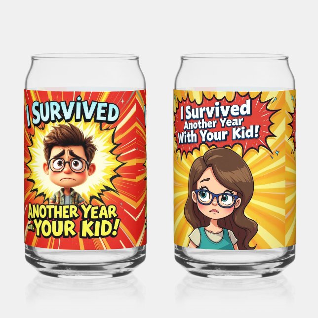 Vaso Con Forma De Lata El gracioso final del educador (Anverso)