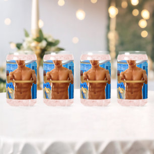 Vaso Con Forma De Lata El hombre muscular de SlipperyJoe sin camisa empac