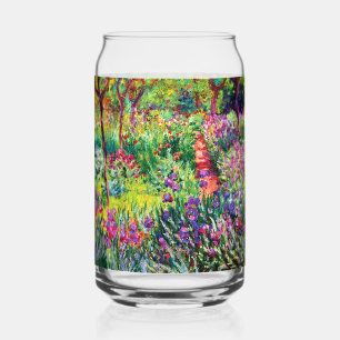 Vaso Con Forma De Lata El jardín Iris de Giverny, por Claude Monet