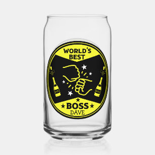 Vaso Con Forma De Lata El mayor jefe del mundo
