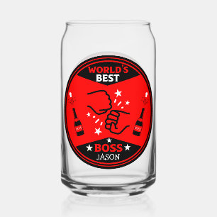 Vaso Con Forma De Lata El mayor jefe del mundo