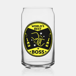 Vaso Con Forma De Lata El mayor jefe del mundo