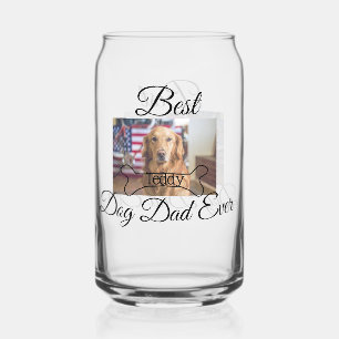 Vaso Con Forma De Lata El mejor perro papá jamás añada el nombre del masc