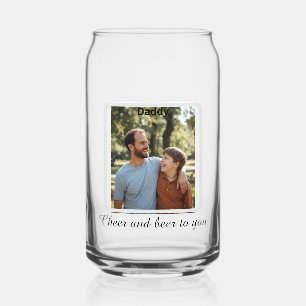 Vaso Con Forma De Lata El Mensaje de Foto para Él Personalizado día del p