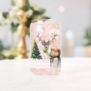 Vaso Con Forma De Lata El oro de los renos baubles Feliz Navidad