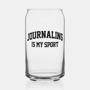 Vaso Con Forma De Lata El periodismo es mi deporte