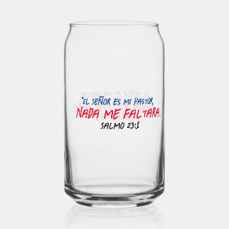 Vaso Con Forma De Lata "El señor es mi pastor, nada me falta." - Salmo 23