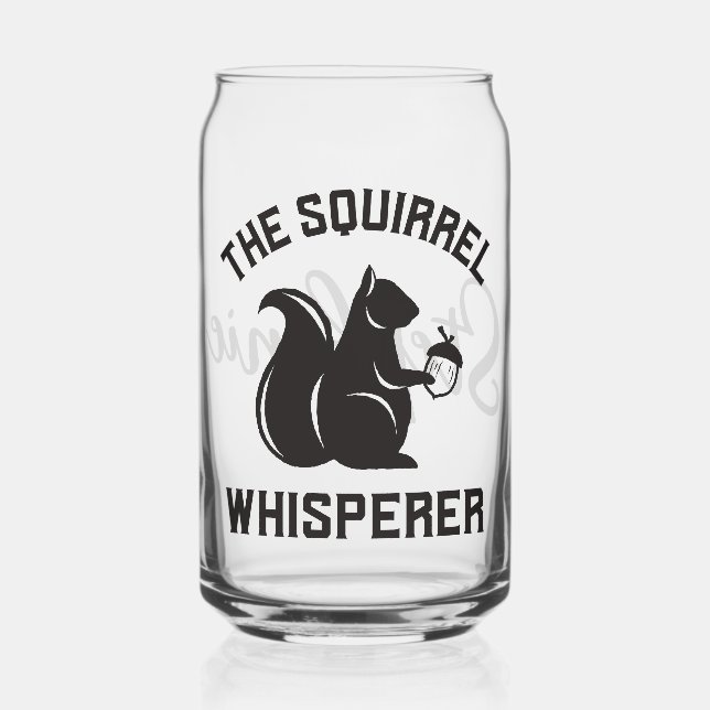 Vaso Con Forma De Lata El Whisperer de la ardilla | Squirrel Lover (Anverso)
