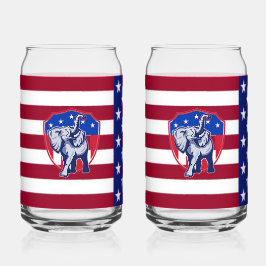 Vaso Con Forma De Lata Elefante republicano