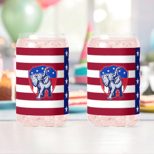 Vaso Con Forma De Lata Elefante republicano