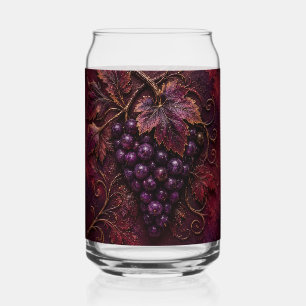 Vaso Con Forma De Lata Elegancia del Viñedo Real