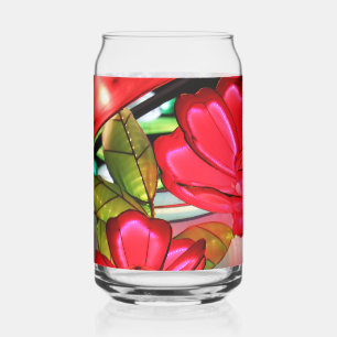 Vaso Con Forma De Lata Elegancia Eléctrica en Rosa